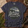 Atlantic Weather Club T-Shirt — Navy — Áit Standard Catalog Mockup v1