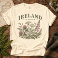 Ireland in Bloom T-Shirt — Ivory — Áit Standard Catalog Mockup v1