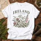Ireland in Bloom T-Shirt — White — Áit Standard Catalog Mockup v1