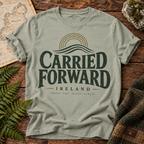 Carried Forward Ireland T-Shirt — Bay — Áit Standard Catalog Mockup v1