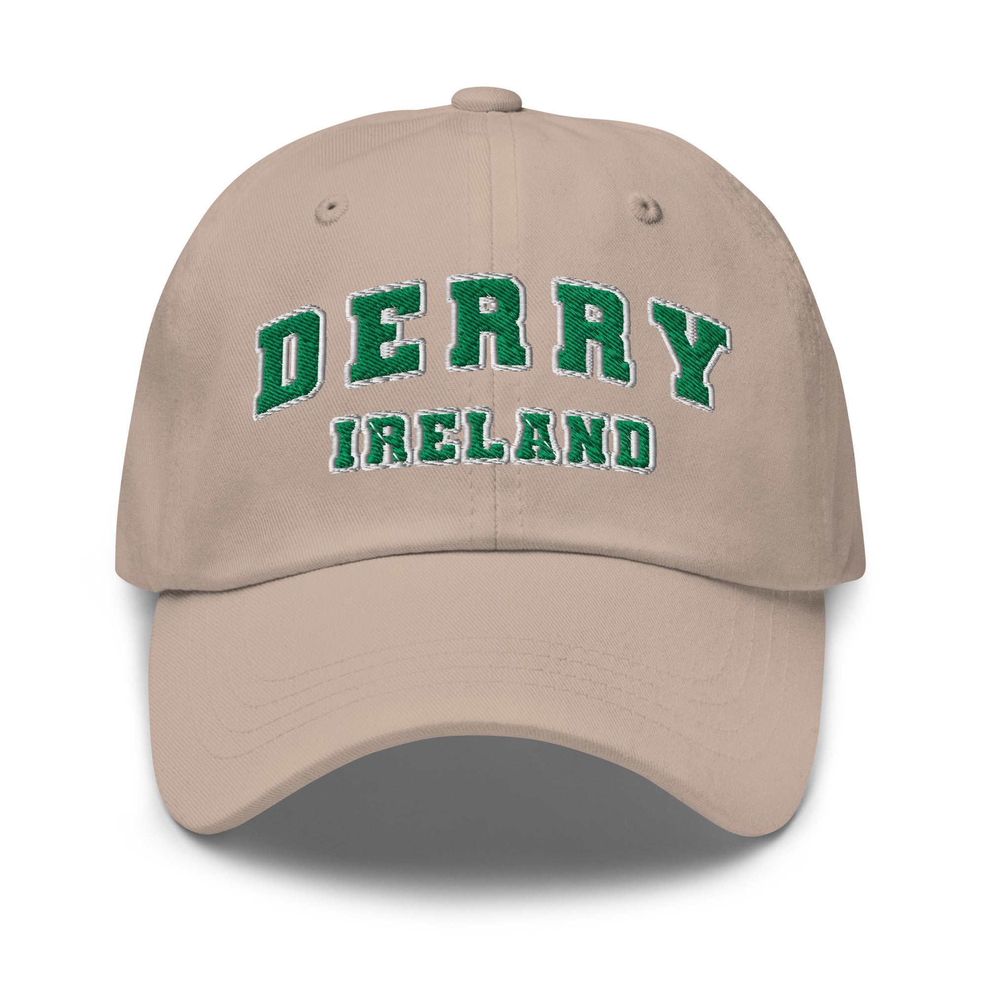 Derry Irish Heritage Dad Hat in stone