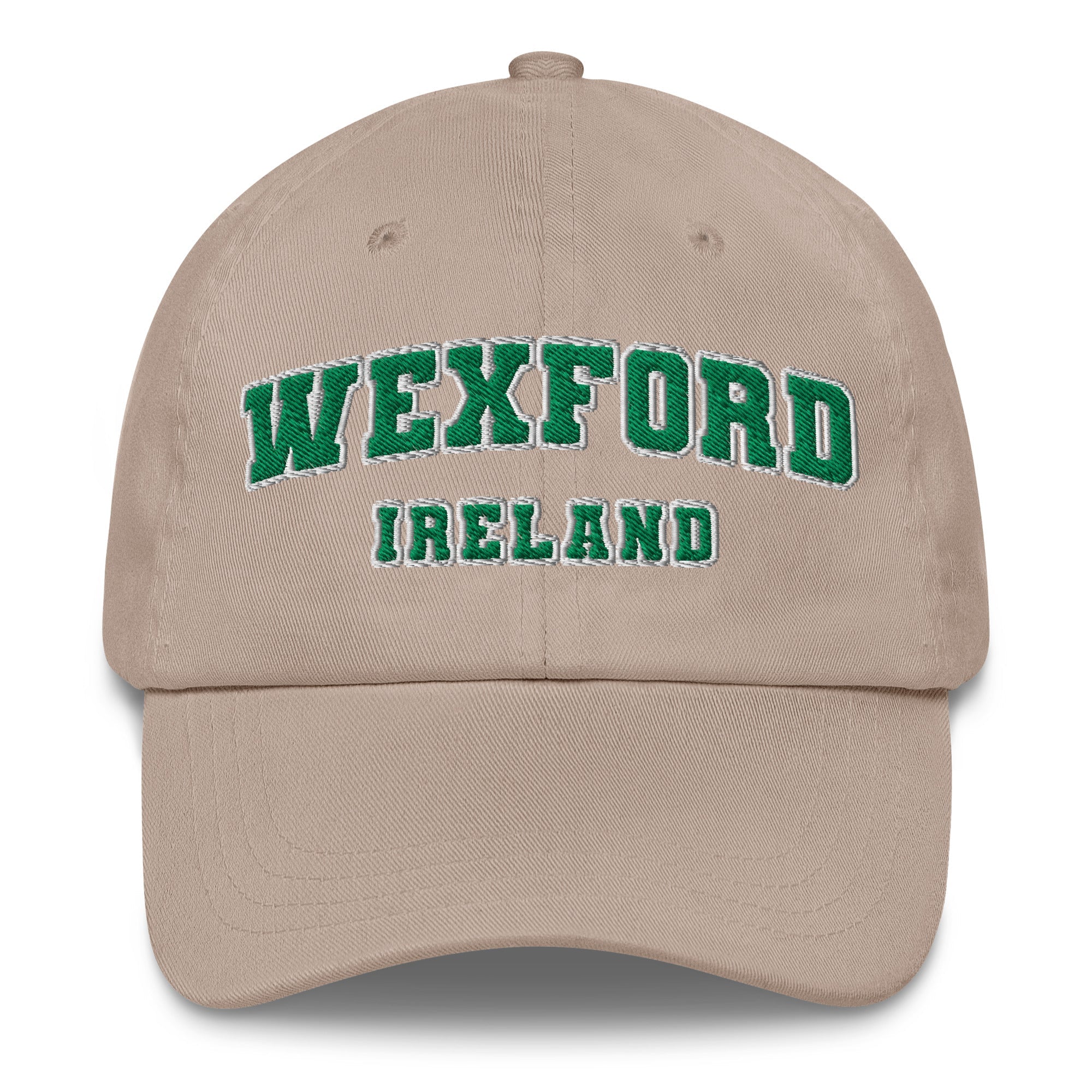 Wexford Irish Heritage Dad Hat in stone