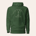 Cork Fastnet Lighthouse hoodie front view on warm ivory background