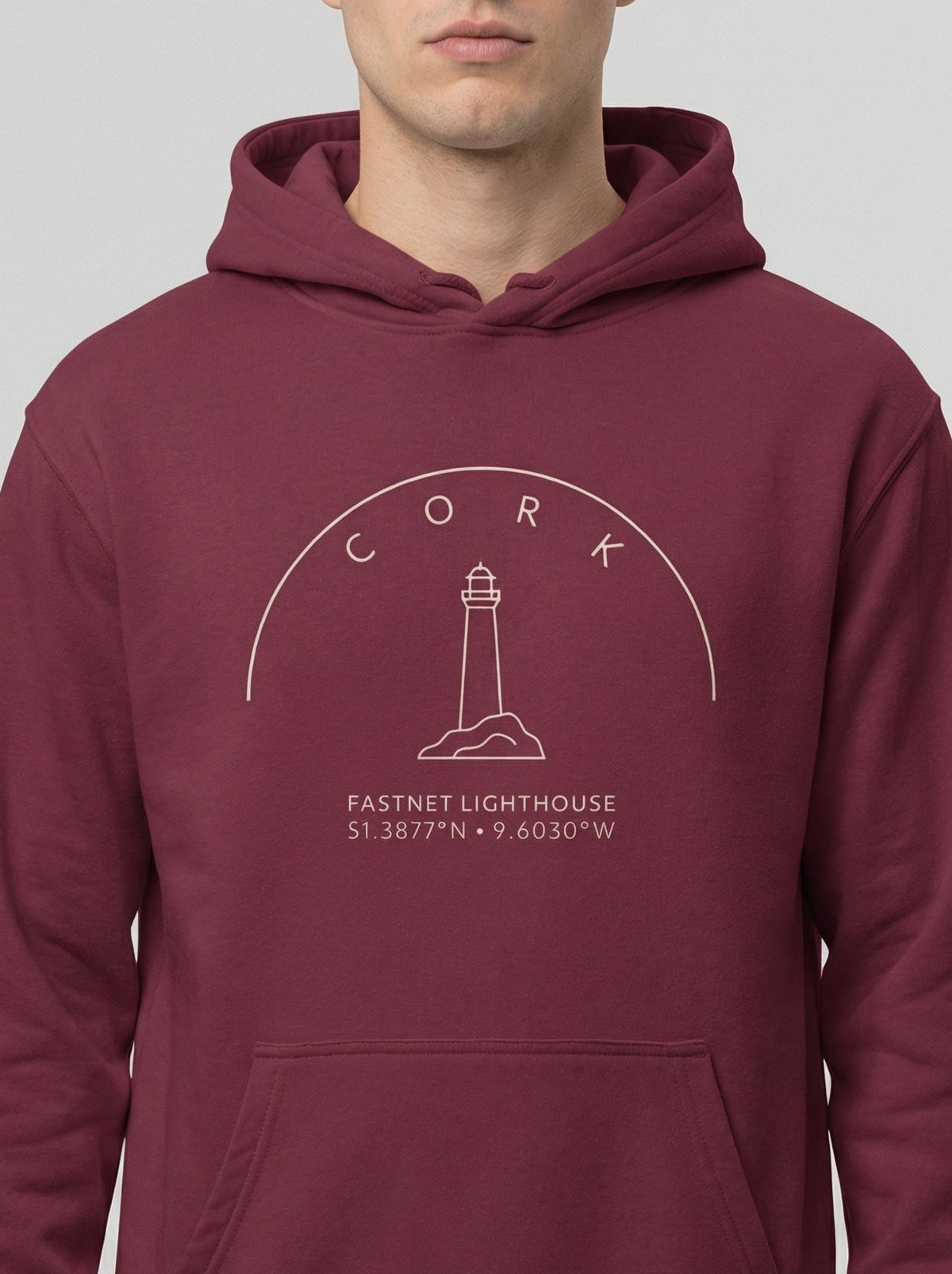 Fastnet Merchandise Cork Fastnet Lighthouse | Signature Hoodie – Áit Apparel