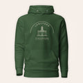 Longford St. Mel’s Cathedral Hoodie in Irish Forest Green — front product view