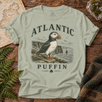 Atlantic Puffin T-Shirt — Bay — Áit Standard Catalog Mockup v1