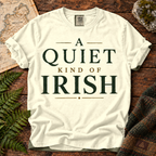 A Quiet Kind of Irish T-Shirt — Ivory — Áit Standard Catalog Mockup v1