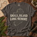 Small Island Long Memory T-Shirt — Pepper — Áit Standard Catalog Mockup v1