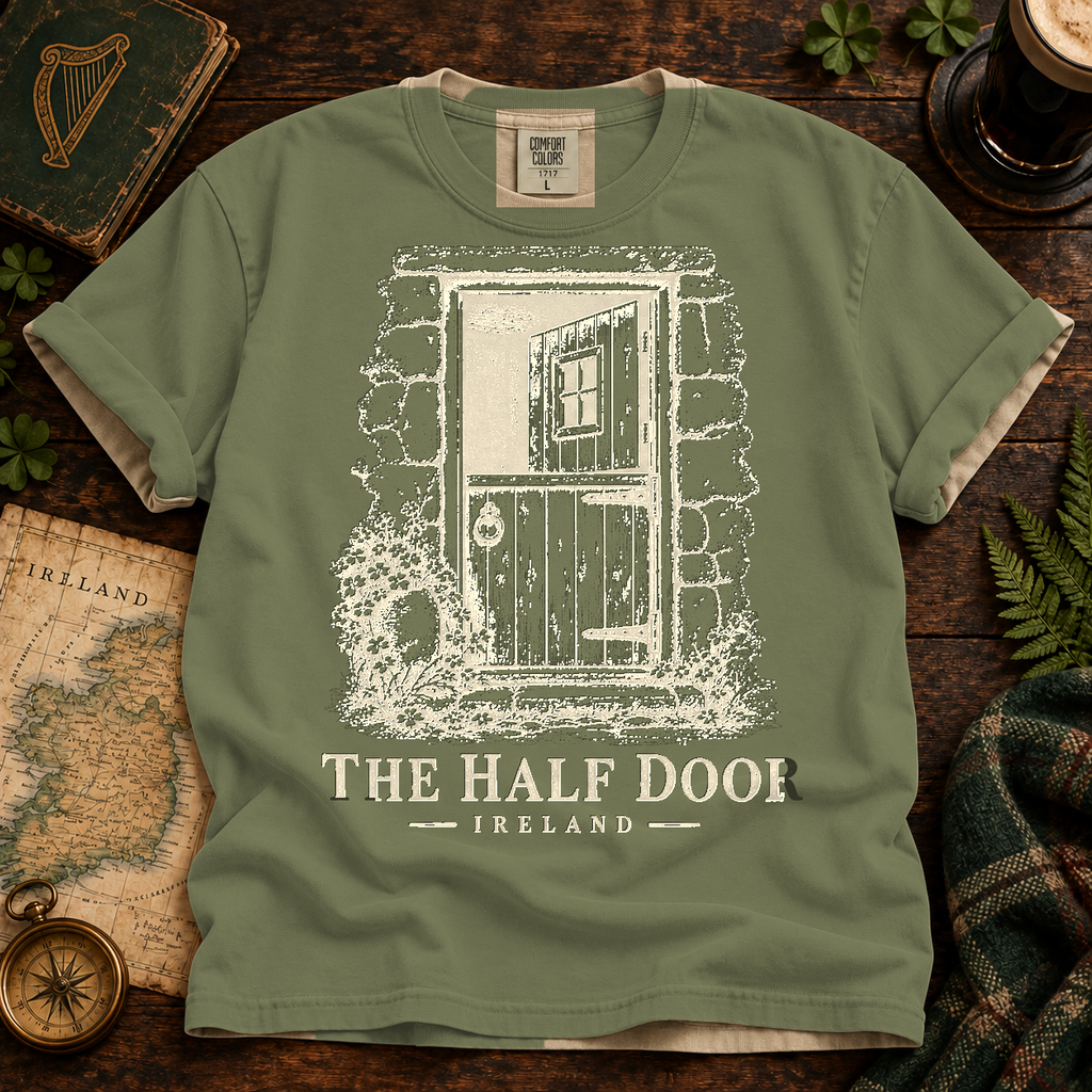 The Half Door T-Shirt — Moss