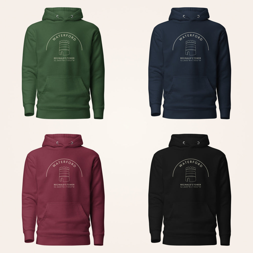 Waterford Reginald's Tower hoodie colors