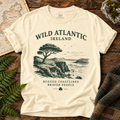 Wild Atlantic Ireland T-Shirt — Ivory — Áit Standard Catalog Mockup v1